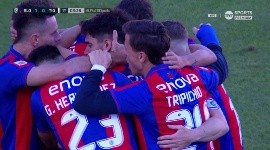 Contragolpe letal de San Lorenzo, que ya le gana 1-0 a Tigre con el gol de Andrés Vombergar.