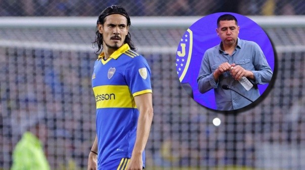 Riquelme sentenció a Cavani por sus ausencias en Boca: 