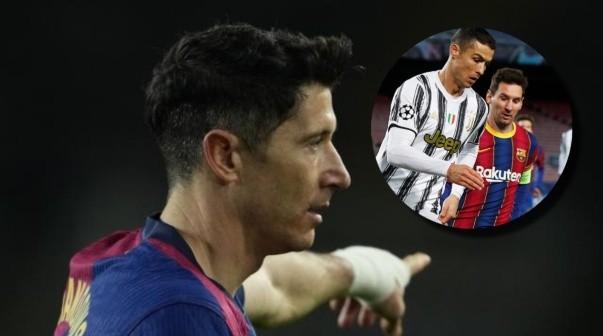 Lewandowski respondió quién es el mejor entre Messi y Cristiano: 