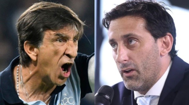 Costas le tiró un palazo a Milito tras la goleada de Racing: