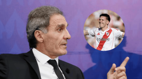 Ruggeri sentenció a Mastantuono en River: 