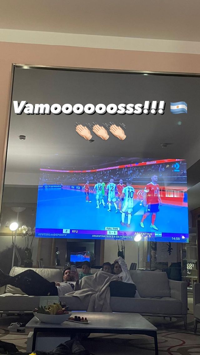 La foto que publicó Lionel Messi La foto que publicó Lionel Messi