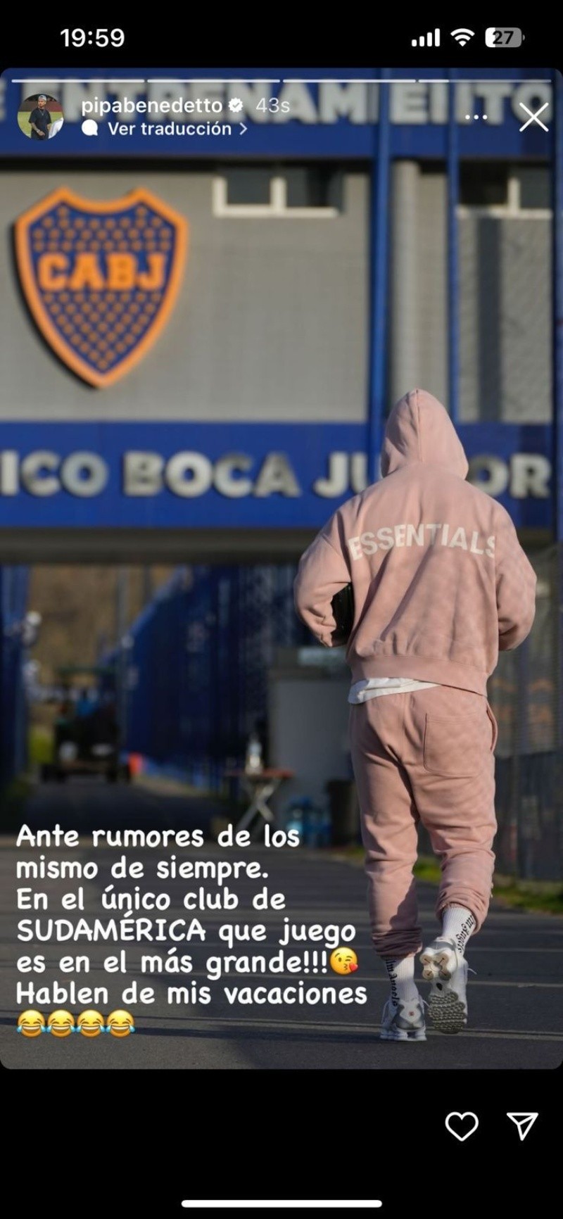 Pipa Benedetto explotó de bronca ante el rumor de su salida de Boca Pipa Benedetto explotó de bronca ante el rumor de su salida de Boca
