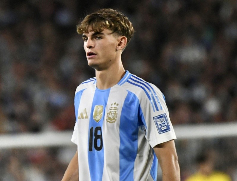 Nico Paz. Argentina vs Bolivia. Eliminatoria Sudamericana Copa del Mundo 2026. 15/10/2024. Fotobaires Nico Paz. Argentina vs Bolivia. Eliminatoria Sudamericana Copa del Mundo 2026. 15/10/2024. Fotobaires